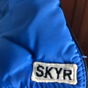 70's Reversible Bright Red and Navy Blue Ski Jacket by Skyr main image 0